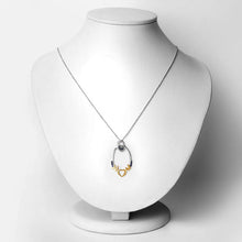 Load image into Gallery viewer, 0.18 Carat Genuine Blue Sapphire .925 Sterling Silver Pendant