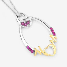 Load image into Gallery viewer, 0.18 Carat Genuine Ruby .925 Sterling Silver Pendant