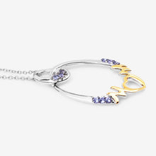 Load image into Gallery viewer, 0.18 Carat Genuine Tanzanite .925 Sterling Silver Pendant