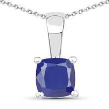 Load image into Gallery viewer, 1.80 Carat Genuine Emerald, Glass Filled Ruby & Glass Filled Sapphire .925 Sterling Silver Pendant
