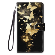 Load image into Gallery viewer, Painted Leather Flip Phone Case For Xiaomi Redmi 8 9 9A 9C 9T Redmi 10 Lion Cat Butterfly Wallet Card Holder Stand Book Cover Colorful PU Leather Wallet Flip Cover Shockproof Card Slots Holder Side Pocket Magnetic Closure Stylish Case