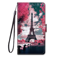 Load image into Gallery viewer, Painted Leather Flip Phone Case For Xiaomi Redmi 8 9 9A 9C 9T Redmi 10 Lion Cat Butterfly Wallet Card Holder Stand Book Cover Colorful PU Leather Wallet Flip Cover Shockproof Card Slots Holder Side Pocket Magnetic Closure Stylish Case