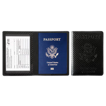 Load image into Gallery viewer, Passport Holder with Vaccination Card Protector