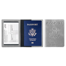Load image into Gallery viewer, Passport Holder with Vaccination Card Protector