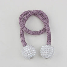 Load image into Gallery viewer, Pearl Magnetic Curtain Clip Curtain Holder Tieback Buckle Clips Hanging Ball Buckle Tie Back Curtain Accessories Home Decor Decorative Curtain Holdbacks Crystal Tie Backs For Curtains Curtain Holders For Window Draperies