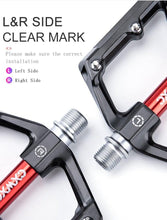 Load image into Gallery viewer, Pedals Bicycle Aluminum Pedal Mountain Urban Road Parts Sealed Bearing Flat Platform All-Round Pedals Bike Accessories Advanced 4 Bearings Mountain Bike Pedals Platform Bicycle Flat Alloy Pedals