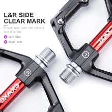 Load image into Gallery viewer, Pedals Bicycle Aluminum Pedal Mountain Urban Road Parts Sealed Bearing Flat Platform All-Round Pedals Bike Accessories Advanced 4 Bearings Mountain Bike Pedals Platform Bicycle Flat Alloy Pedals
