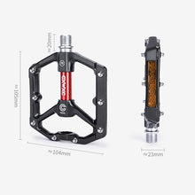 Load image into Gallery viewer, Pedals Flat Sealed Bearings Pedals For Bicycle Mountain Bike Pedals Platform Ultra Light Wide Aluminum Bicycle Pedal Mountain Bike Pedals Aluminum Bicycle Flat Platform Pedals Lightweight Non-Slip Sealed Bearing For Road Mountain