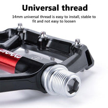 Load image into Gallery viewer, Pedals Flat Sealed Bearings Pedals For Bicycle Mountain Bike Pedals Platform Ultra Light Wide Aluminum Bicycle Pedal Mountain Bike Pedals Aluminum Bicycle Flat Platform Pedals Lightweight Non-Slip Sealed Bearing For Road Mountain