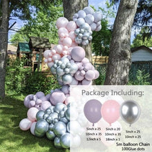 Load image into Gallery viewer, Perfect Set Of Pink Purple Balloon Set Arch Garland Kit For Wedding Birthday Anniversary Balloons For Party Decorations