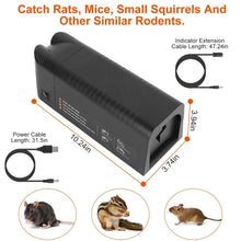 Load image into Gallery viewer, Pest Control Rechargeable Shock Mice Killer with 1800V High Voltage