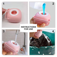 Load image into Gallery viewer, Pet Bath Brush Dog Scrubber