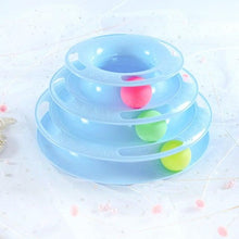 Load image into Gallery viewer, Pet Cat Toy Training Amusement Plate Kitten Tower Tracks Disc Cat Intelligence Amusement Triple Disc tumbler Fish Animal Toy For Small Dogs Wiggle Fish Catnip Toys Motion Kitten Toy Plush Interactive Cat Toys for Cat Exercise