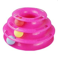 Load image into Gallery viewer, Pet Cat Toy Training Amusement Plate Kitten Tower Tracks Disc Cat Intelligence Amusement Triple Disc tumbler Fish Animal Toy For Small Dogs Wiggle Fish Catnip Toys Motion Kitten Toy Plush Interactive Cat Toys for Cat Exercise