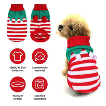 Load image into Gallery viewer, Pet Christmas Turtleneck Sweater