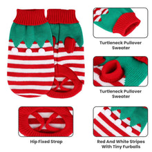 Load image into Gallery viewer, Pet Christmas Turtleneck Sweater
