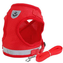 Load image into Gallery viewer, Pet Mesh Harness Dog Leash Puppy Vest