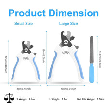 Load image into Gallery viewer, Pet Nail Toe Stainless Steel Trimmer with Nail File
