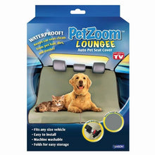 Load image into Gallery viewer, Pet Zoom Loungee Auto Pet Seat Cover
