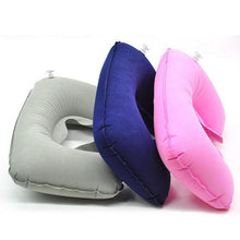 Load image into Gallery viewer, Pillow Inflatable Plane Cute Inflatable Travel Pillow Neck U Rest Travel Pillow Air Cushion Neck Rest U-Shaped Rest Comfortable Portable Inflatable U Shape Neck Comfortable Pillow Office Air Cushion Airplane Driving Nap Support Head Rest