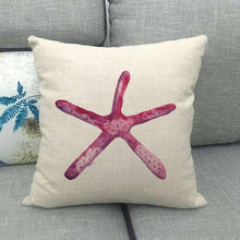 Load image into Gallery viewer, Pillowcase Sofa Cushion Cover Decoration Linen Pillow Case Higher Quality Marine Sea Life Pillow Covers Cases Super Soft Square Cushion Decorative Pillow Pattern Sofa Pillow Cover Couch Pillow 45x45CM