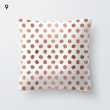 Load image into Gallery viewer, Pink Geometric Decorative Pillow Cushion Covers Polyester Pillow Case Home Pillowcase Decorative Pillowcase For Sofa Cute Charming Home Decor Cushion Cover