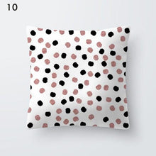 Load image into Gallery viewer, Pink Geometric Decorative Pillow Cushion Covers Polyester Pillow Case Home Pillowcase Decorative Pillowcase For Sofa Cute Charming Home Decor Cushion Cover