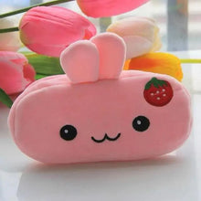 Load image into Gallery viewer, Pink Students Pencil Case Colorful Cartoon Pen Bag With Zipper For Girls Boys School Stationery Organizer Cosmetic Bag