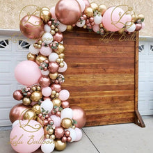 Load image into Gallery viewer, Pink White And Gold Balloon Garland Arch Kit For Bridal Shower Wedding Decors Baby Shower Party Decoration For Girls Birthday