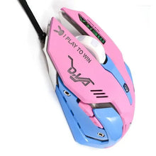 Load image into Gallery viewer, Pink Wired Gaming Mouse Girl Mouse 6 Buttons 3200 DPI USB Computer Mice Gamer Mouse For PC