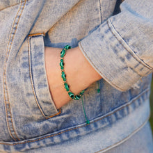 Load image into Gallery viewer, Pinky Promise Blue Bracelet Sets Colorful Crystal Bead Rope Chain Lucky Couple Bracelets Colorful Eye Bracelets Handmade Braided Rope Bracelets For Women Friendship Charm Jewelry