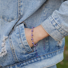 Load image into Gallery viewer, Pinky Promise Blue Bracelet Sets Colorful Crystal Bead Rope Chain Lucky Couple Bracelets Colorful Eye Bracelets Handmade Braided Rope Bracelets For Women Friendship Charm Jewelry