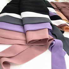 Load image into Gallery viewer, Plain Colorful Soft Lightweight Chiffon Elegant Hijab Scarf With Bandage Non-Slip Chiffon Echarpe Elegant Breathable Islam Long Hijabs Headband Fashion Turban Headwrap For Women