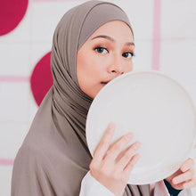 Load image into Gallery viewer, Plain Colorful Soft Lightweight Chiffon Elegant Hijab Scarf With Bandage Non-Slip Chiffon Echarpe Elegant Breathable Islam Long Hijabs Headband Fashion Turban Headwrap For Women