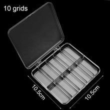 Load image into Gallery viewer, Plastic Jewelry Boxes Plastic Tool Box Adjustable Craft Organizer Storage Beads Bracelet Jewelry Boxes Portable 10 Compartments Clear Plastic Storage Box Jewelry Organizer Container