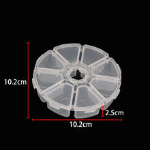 Load image into Gallery viewer, Plastic Storage Boxes Slots Adjustable Packaging Transparent Tool Case Craft Organizer Box Jewelry Accessories Rectangle Plastic Jewelry Box with Movable Dividers Earring Storage Containers
