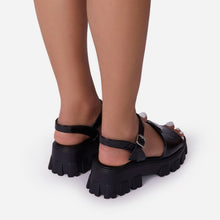 Load image into Gallery viewer, Platform Women's Sandals Summer Fashion Women Beach Classic Sandal Comfortable Beach Pool Platforms Sandals With Buckle Open Toe Ankle Strap Thick-Soled Casual Women's Shoes