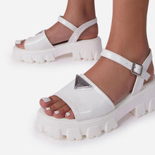 Load image into Gallery viewer, Platform Women's Sandals Summer Fashion Women Beach Classic Sandal Comfortable Beach Pool Platforms Sandals With Buckle Open Toe Ankle Strap Thick-Soled Casual Women's Shoes