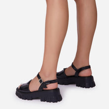 Load image into Gallery viewer, Platform Women's Sandals Summer Fashion Women Beach Classic Sandal Comfortable Beach Pool Platforms Sandals With Buckle Open Toe Ankle Strap Thick-Soled Casual Women's Shoes