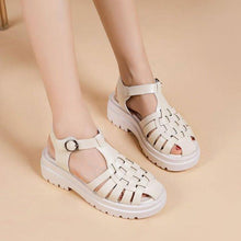 Load image into Gallery viewer, Platform Women's Sandals Summer Fashion Women Beach Classic Sandal Comfortable Beach Pool Platforms Sandals With Buckle Open Toe Ankle Strap Thick-Soled Casual Women's Shoes