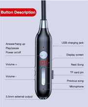 Load image into Gallery viewer, Playback Bluetooth Headphone Bass Wireless Headphones Sport Stereo Bluetooth Earphone Neckband Music Headset Updated Design with Industry Leading Sound & Improved Comfort, Long Wireless Range, Up to 24 Hours of Talk Time