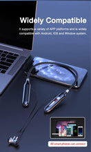 Load image into Gallery viewer, Playback Bluetooth Headphone Bass Wireless Headphones Sport Stereo Bluetooth Earphone Neckband Music Headset Updated Design with Industry Leading Sound & Improved Comfort, Long Wireless Range, Up to 24 Hours of Talk Time