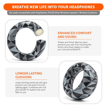 Load image into Gallery viewer, PlayStation Pulse Elite PU Leather Earpads - WC PadZ Pulse Elite