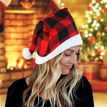 Load image into Gallery viewer, Plush Knitted Christmas Hat