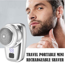 Load image into Gallery viewer, Pocket Size Shaver Wet and Dry Mens Razor