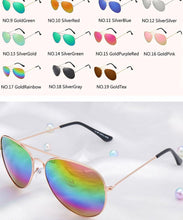 Load image into Gallery viewer, Polarized Sunglasses for Small Face Women Men Juniors & Teens Driving Women Sunglasses Metal Glasses For Men Best Popular Mirror Classic Sunglasses For Men & Women