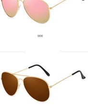 Load image into Gallery viewer, Polarized Sunglasses for Small Face Women Men Juniors & Teens Driving Women Sunglasses Metal Glasses For Men Best Popular Mirror Classic Sunglasses For Men & Women