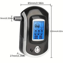 Load image into Gallery viewer, Police-Grade Breathalyzer with LCD Display - AT6000 Alcohol Tester