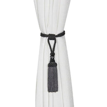 Load image into Gallery viewer, Polyester Tassel Curtain Tieback Handmade Hanging Tassels Fringe Curtains Holder Buckle Rope Decor Room Accessories European Style High-Grade Curtains Tieback Rope Tassel Holdbacks