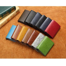Load image into Gallery viewer, Pop Up Mini Wallet Metal Business Wallet For Man And Women Smart Slim Wallet Holder Excellent Gift For Businessman